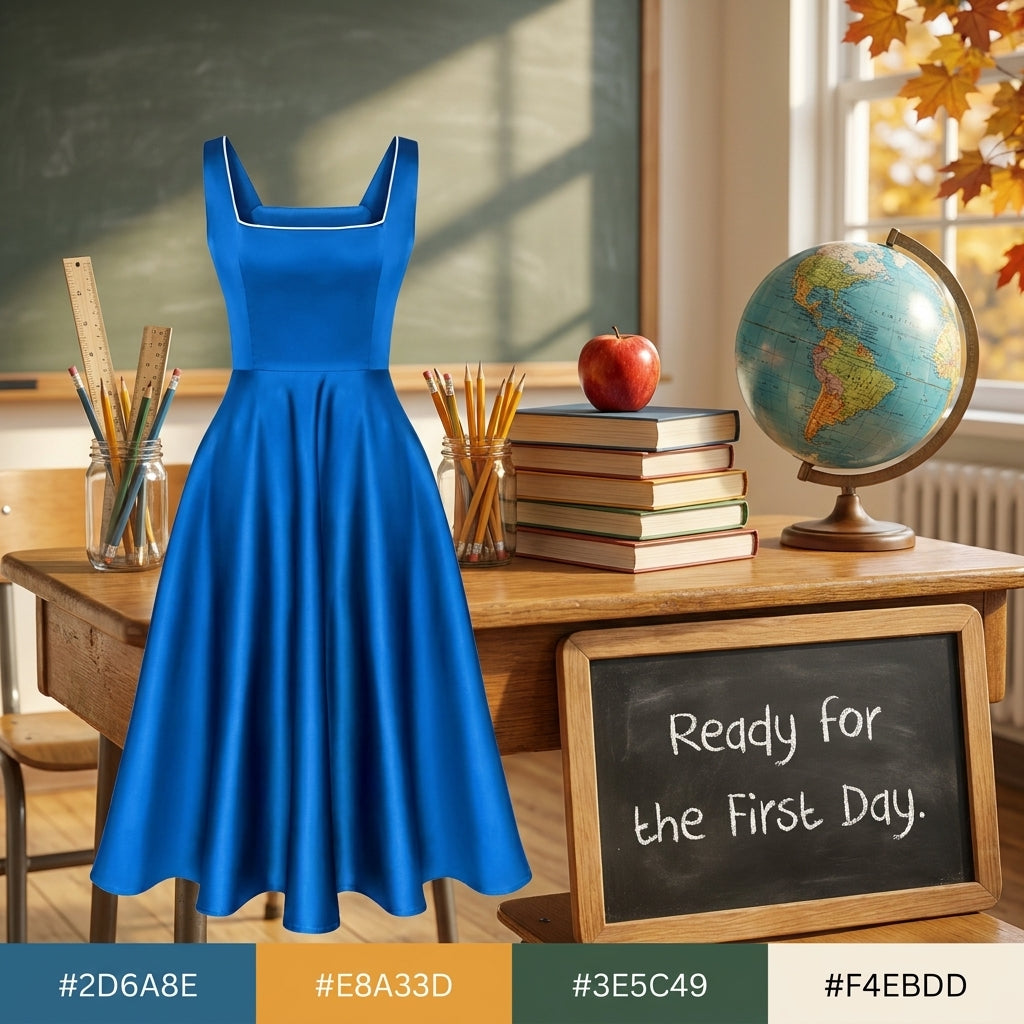 S2 Classic Everyday Dress - Versatile Casual Wear